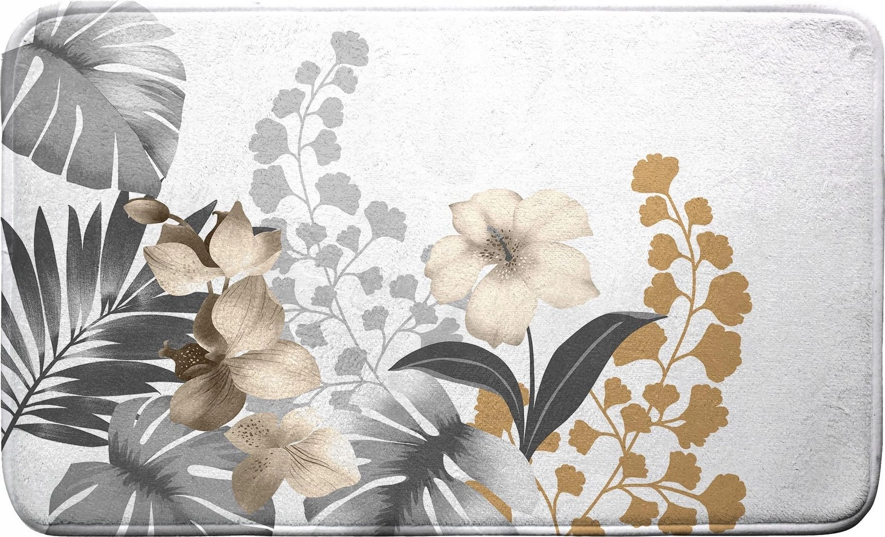 Douceur d`Interieur Bathroom rug 45x75cm white
